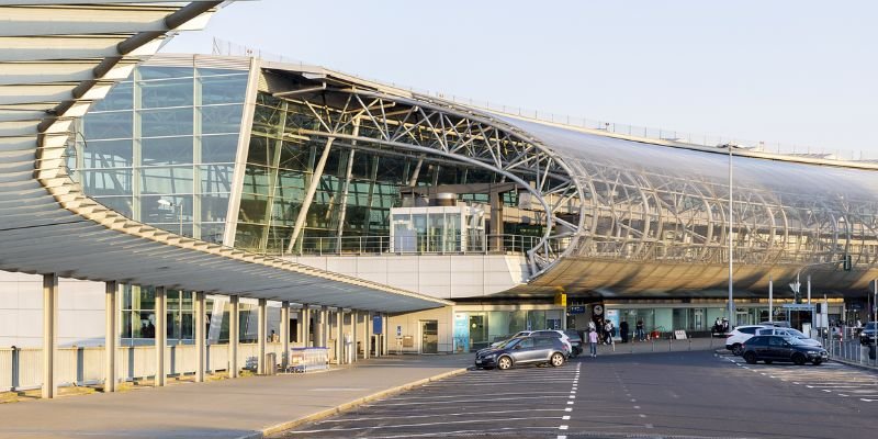 Lufthansa Airlines Dusseldorf Airport Office in Germany